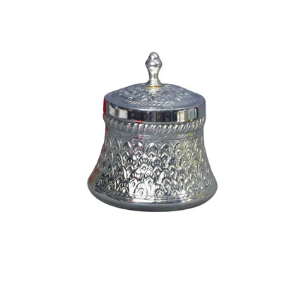 Brass Silver Plated Jar
